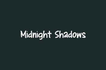 Midnight Shadows Free Font