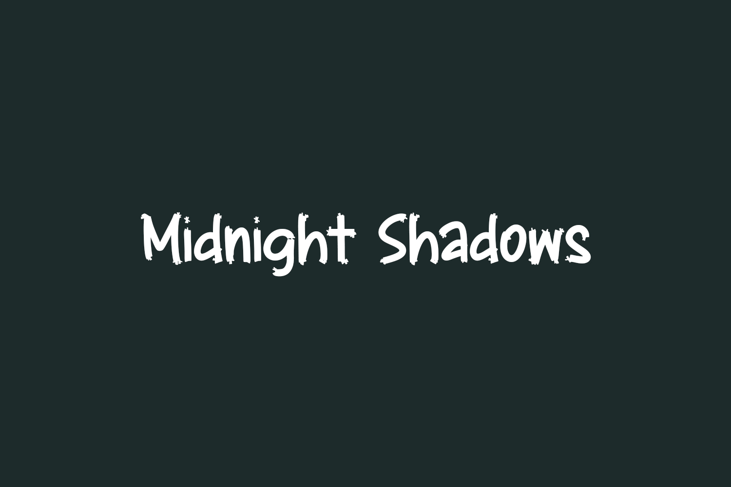 Midnight Shadows Free Font