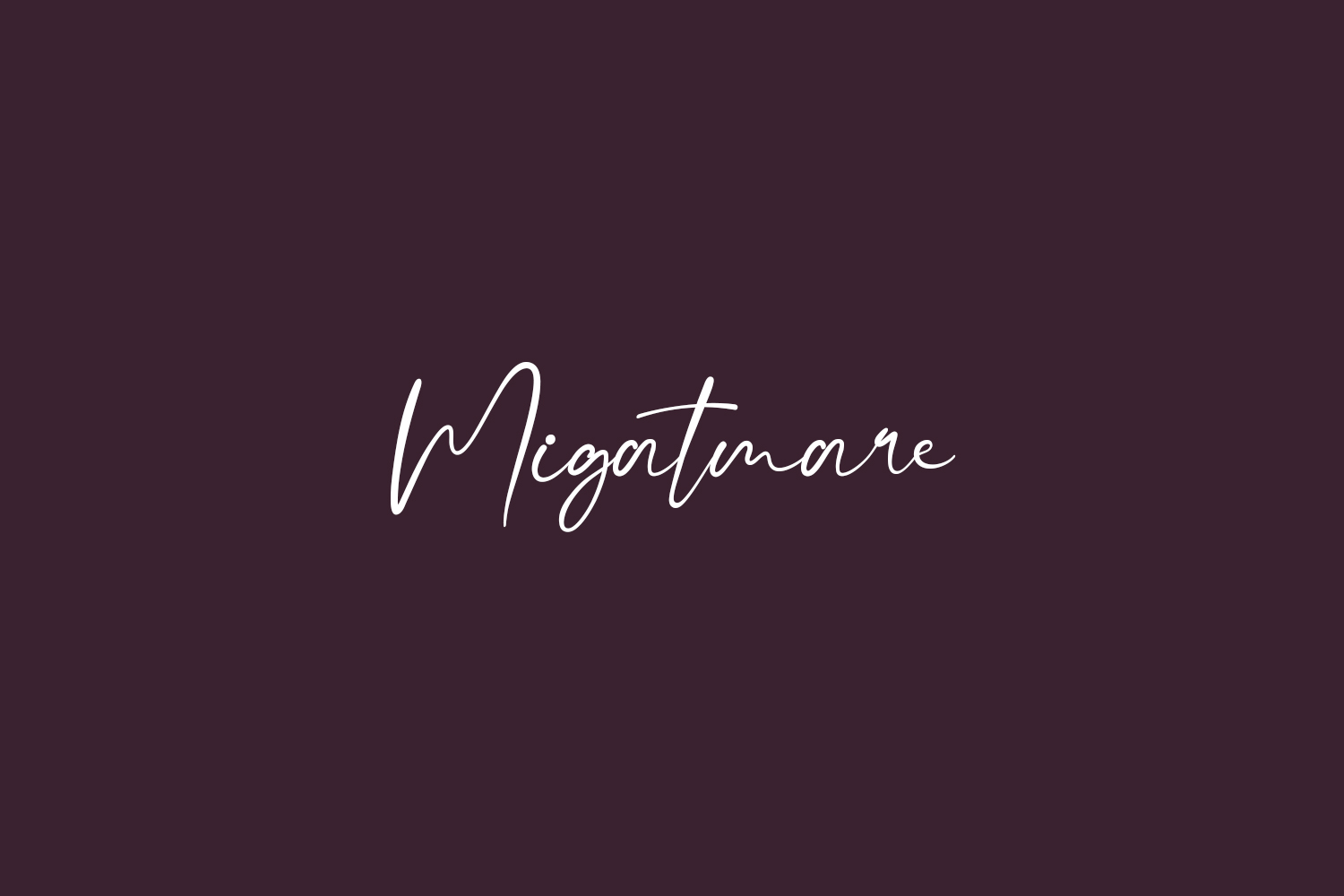 Migatmare Free Font