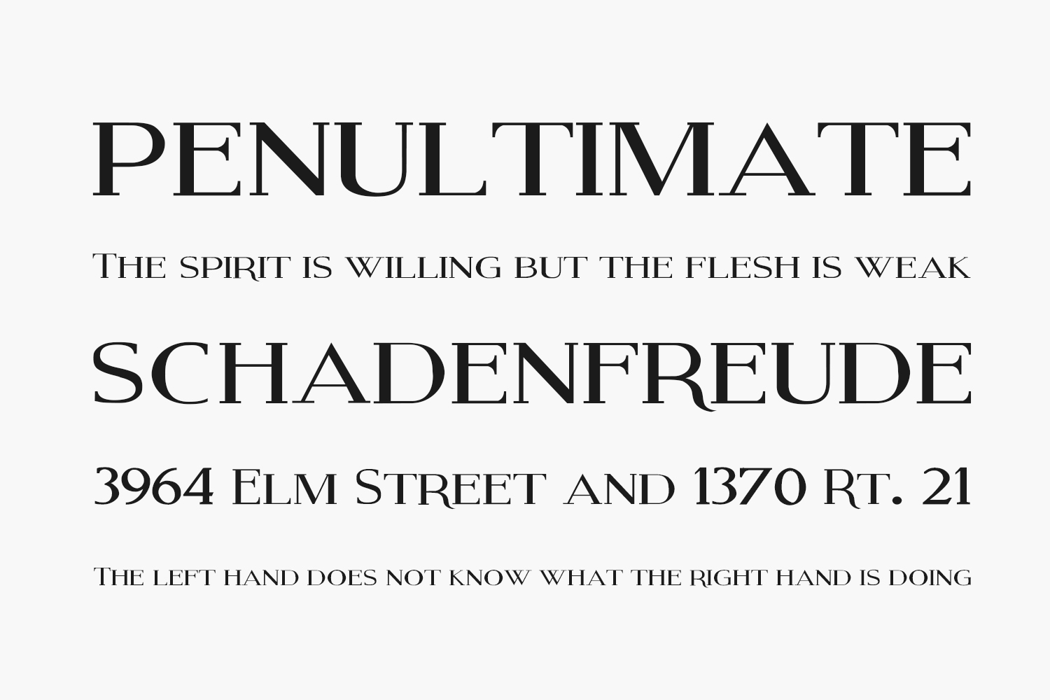 Modern Serif Free Font