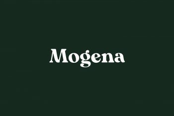 Mogena Free Font