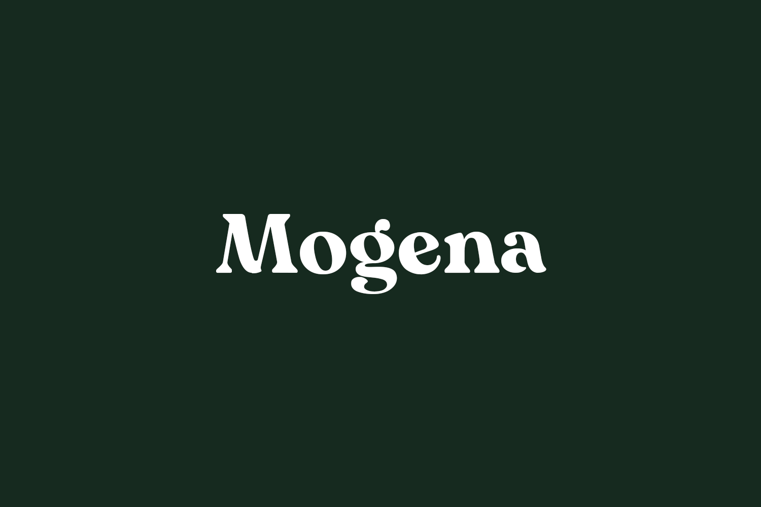 Mogena Free Font