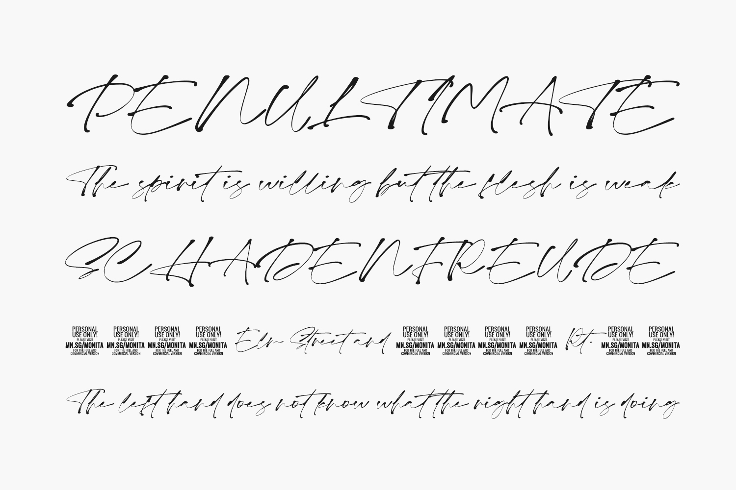 Monita Signature Free Font