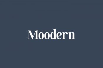 Moodern Free Font