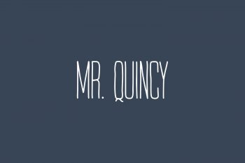 Mr. Quincy Free Font