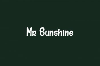 Mr Sunshine Free Font