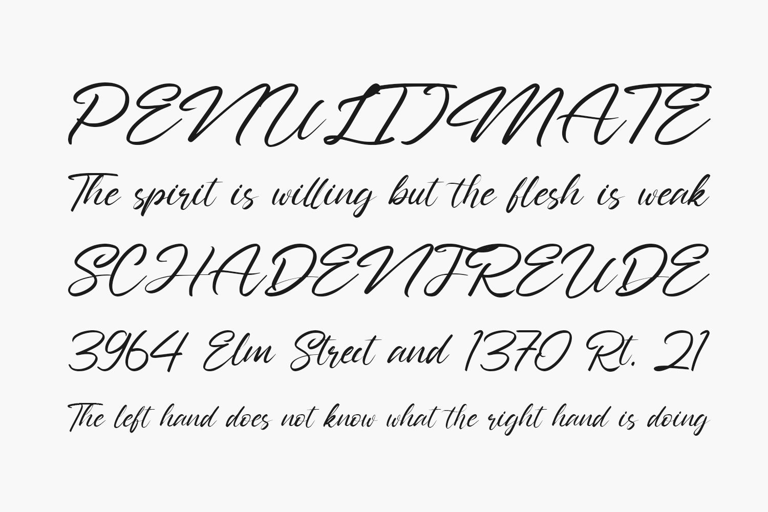 Nathallis Free Font