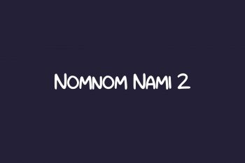 Nomnom Nami 2 Free Font