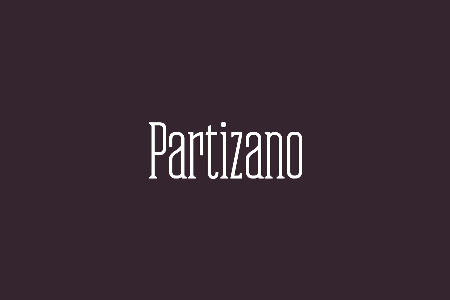 Partizano Free Font
