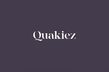 Quakiez Free Font