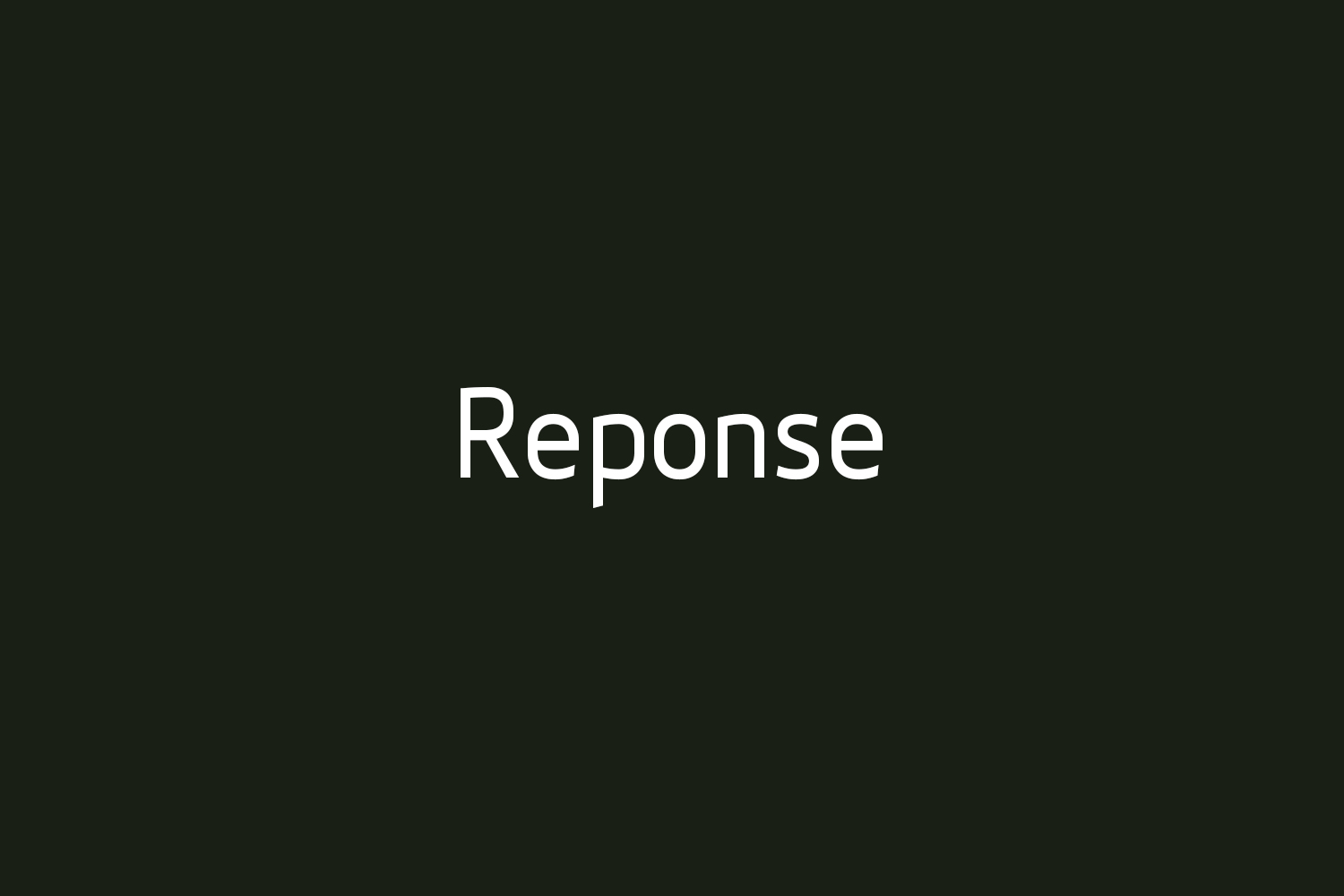 Reponse Free Font