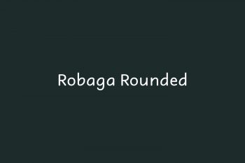 Robaga Rounded Free Font