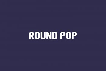 Round Pop Free Font