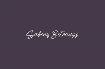 Sabeny Betranss Free Font