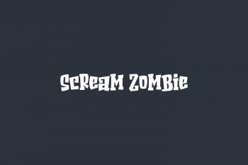 Scream Zombie Free Font