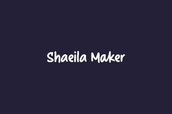 Shaeila Maker Free Font