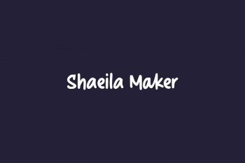 Shaeila Maker Free Font