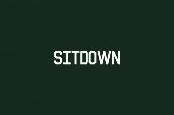 Sitdown Free Font