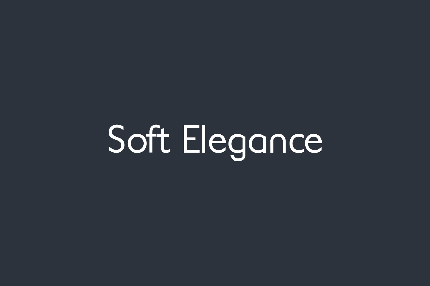 Soft Elegance Free Font
