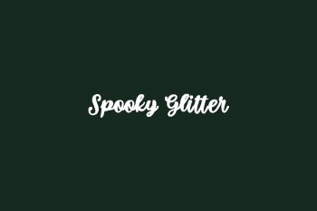 Spooky Glitter Free Font