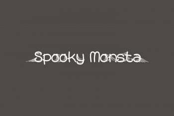 Spooky Monsta Free Font