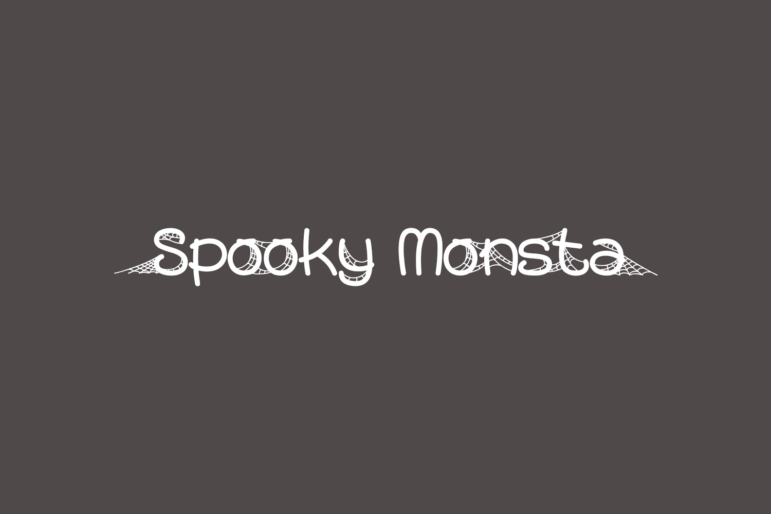 Spooky Monsta Free Font