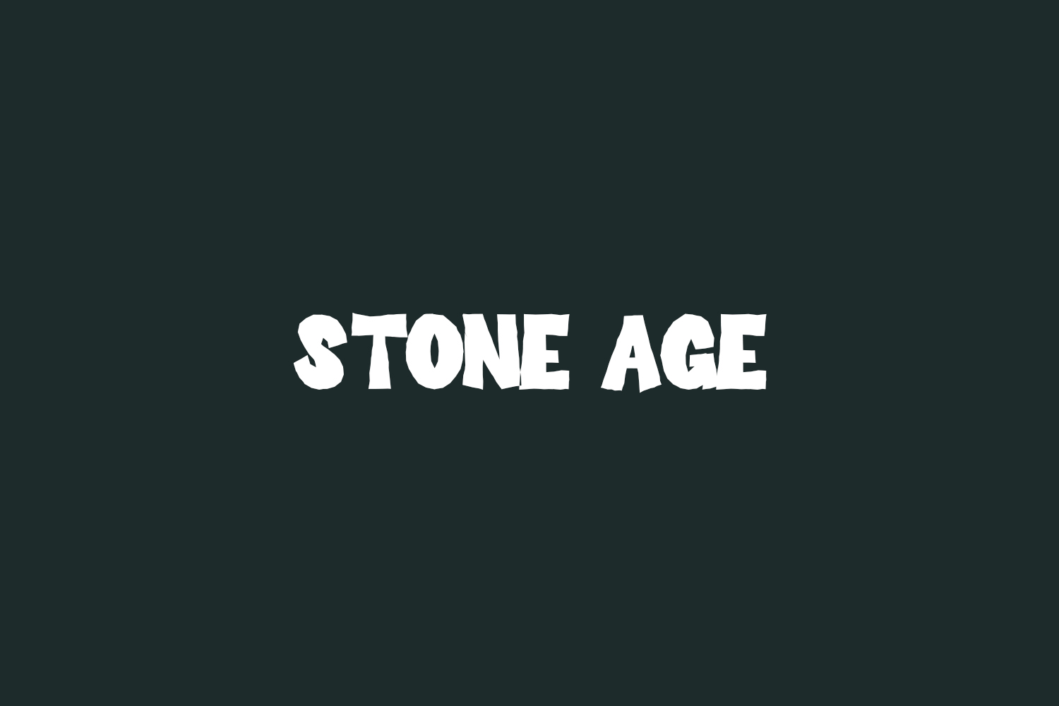 Stone Age Free Font