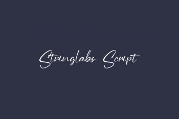 Stringlabs Script Free Font