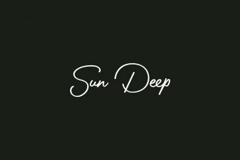 Sun Deep Free Font