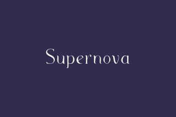 Supernova Free Font
