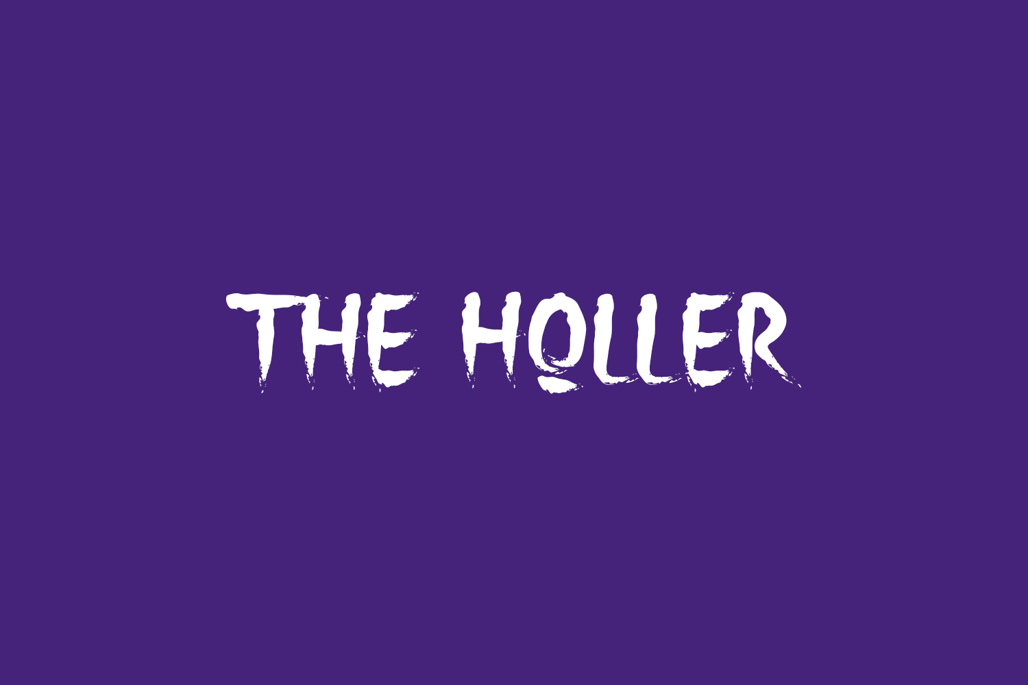 The Holler Free Font