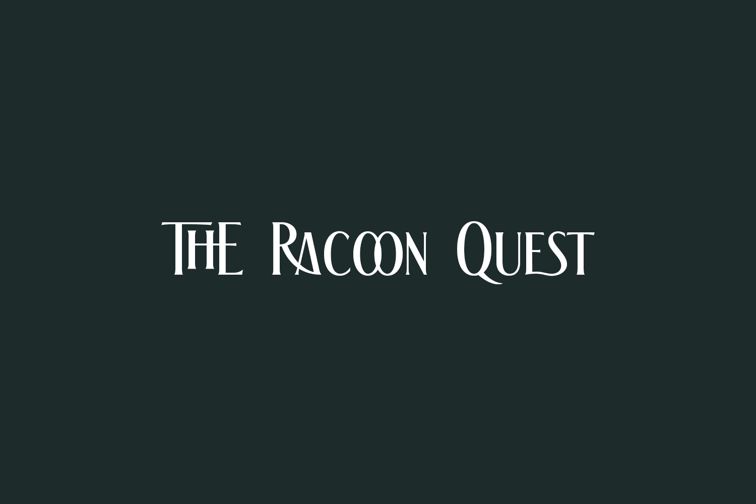 The Racoon Quest Free Font