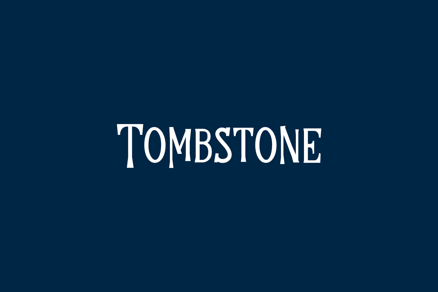 Tombstone Free Font