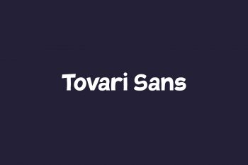 Tovari Sans Free Font