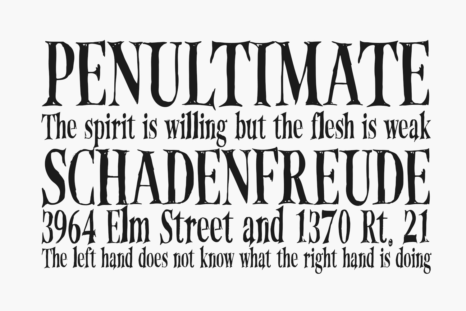Unfinished Scream Free Font