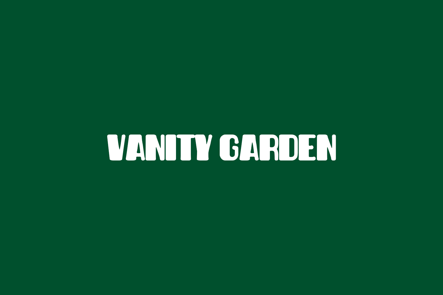 Vanity Garden Free Font