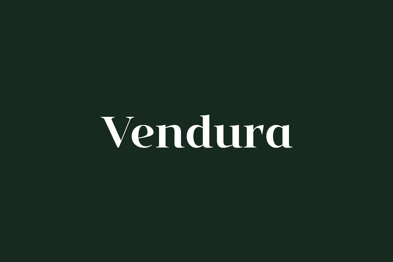 Vendura Free Font