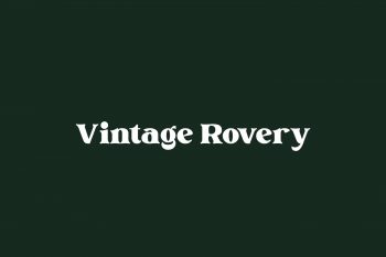 Vintage Rovery Free Font