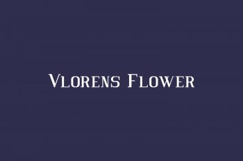 Vlorens Flower Free Font