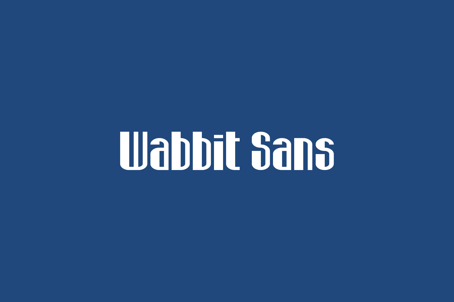 Wabbit Sans Free Font