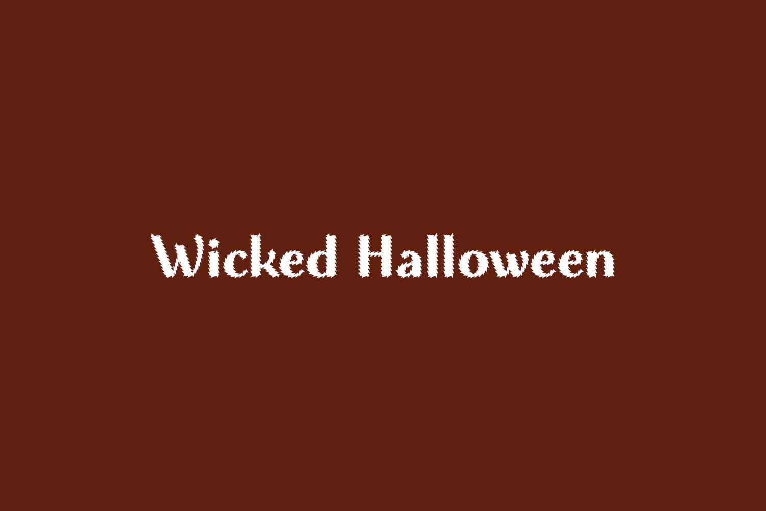 Wicked Halloween Free Font
