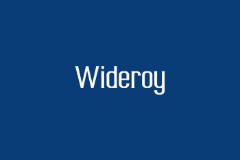 Wideroy Free Font