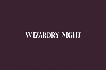 Wizardry Night Free Font