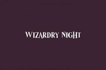 Wizardry Night Free Font