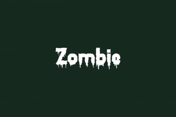 Zombie Free Font