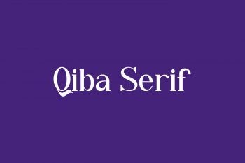 Qiba Serif Free Font