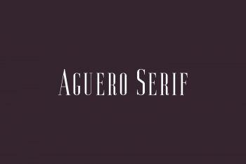 Aguero Serif Free Font