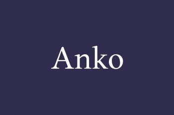 Anko Free Font