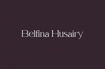 Belfina Husairy Free Font