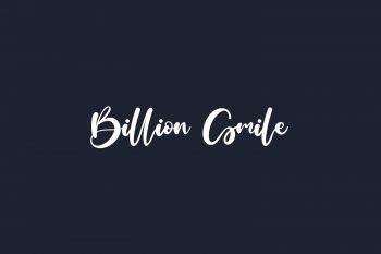 Billion Smile Free Font